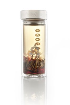 Harmony Glass Tea Tumbler with Infuser